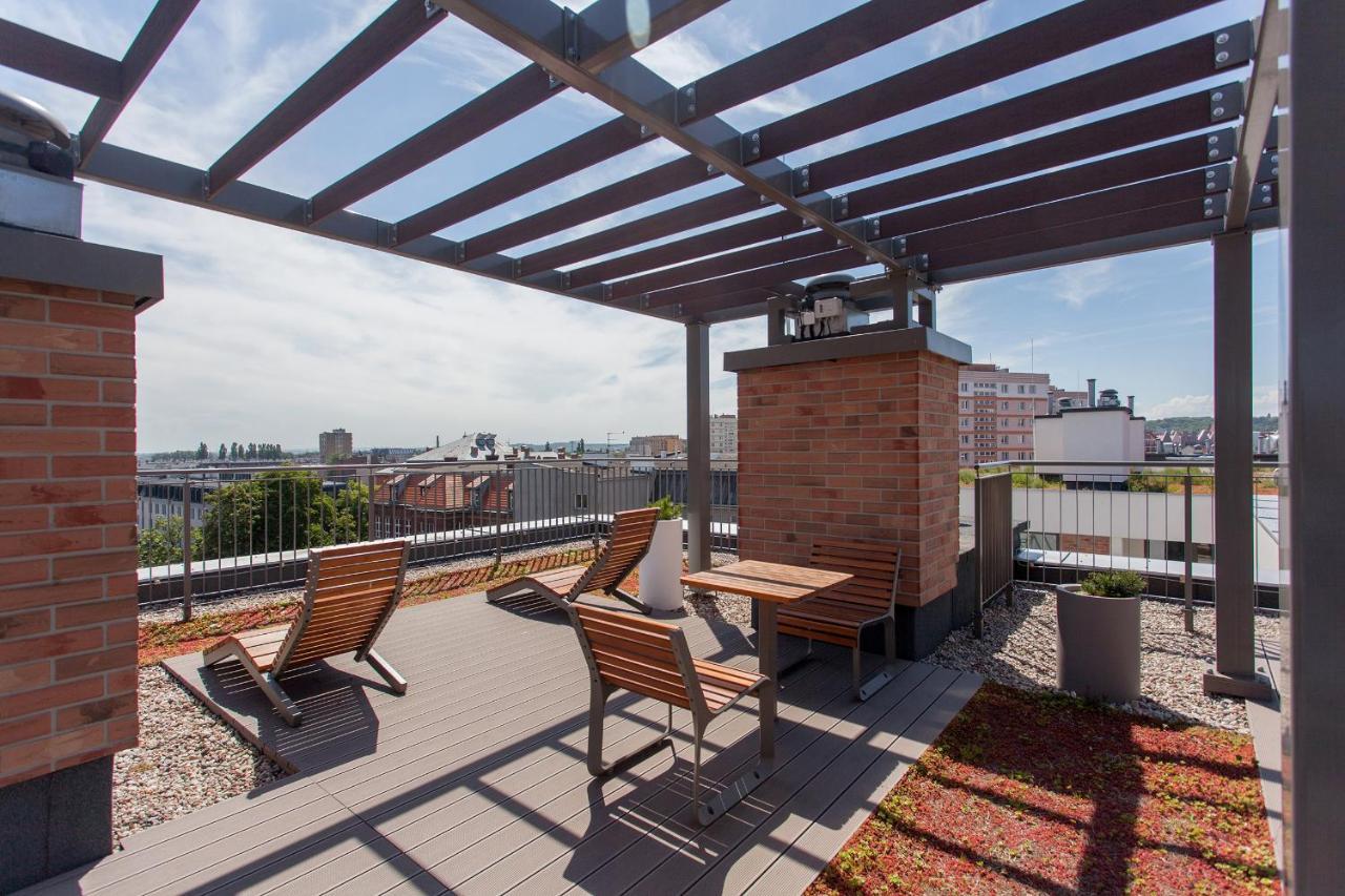 Gdansk, Dlugie Ogrody 18 - Rooftop Terrace, Parking Extérieur photo